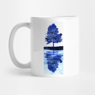 Blue Tree Reflections Mug